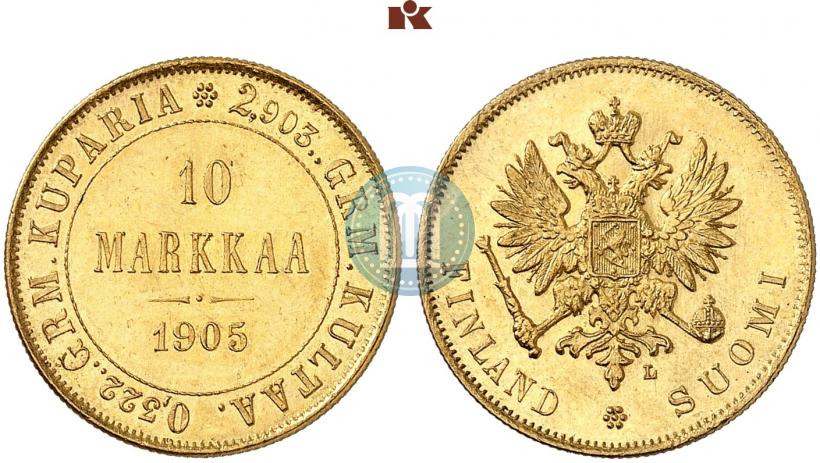 Фото 10 марок 1905 года L 
