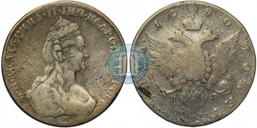 Picture 1 rouble 1780 year СПБ-ИЗ 