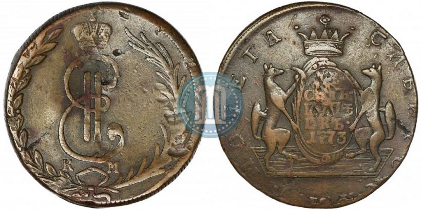 Picture 10 kopecks 1773 year КМ 