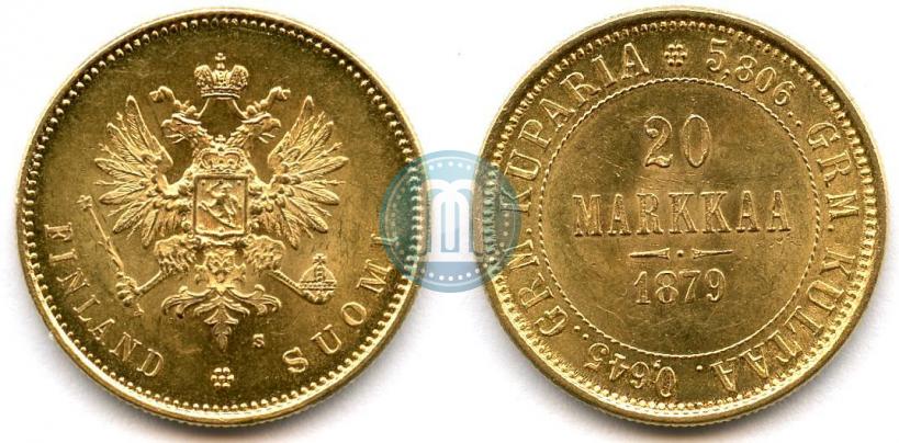 Picture 20 markkaa 1879 year S 