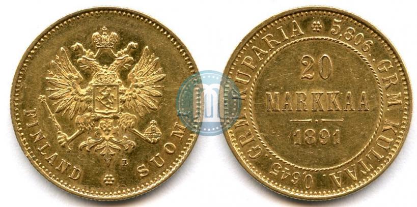 Фото 20 марок 1891 года L 