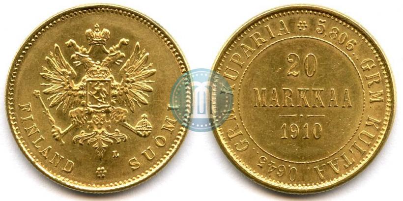 Picture 20 markkaa 1910 year L 