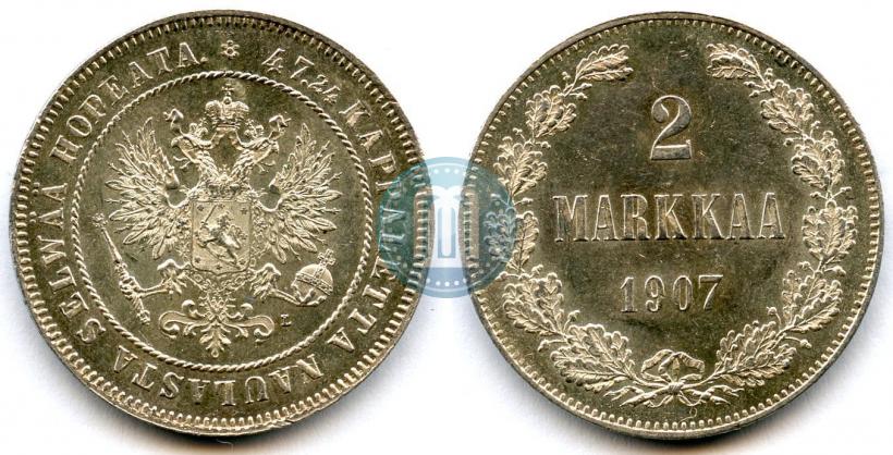 Picture 2 markkaa 1907 year L 