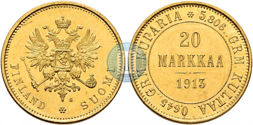 Picture 20 markkaa 1913 year S 
