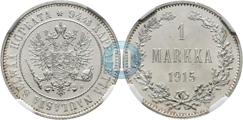 Picture 1 markka 1915 year S 