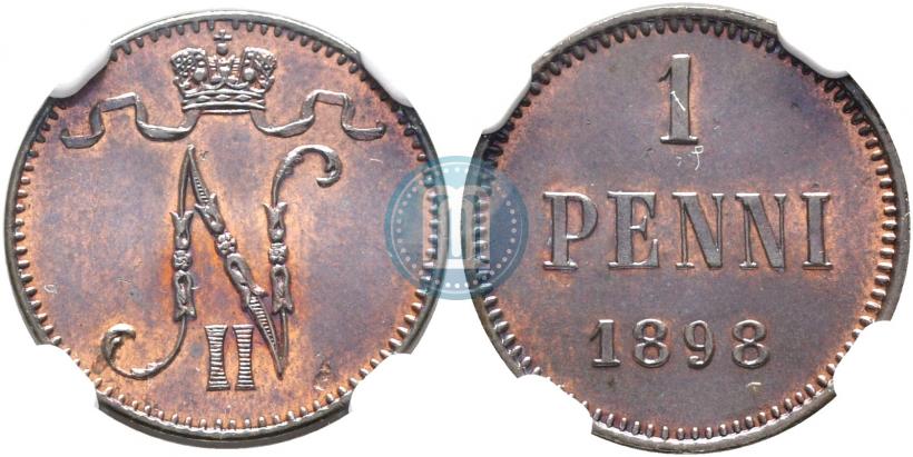 Picture 1 penni 1898 year  