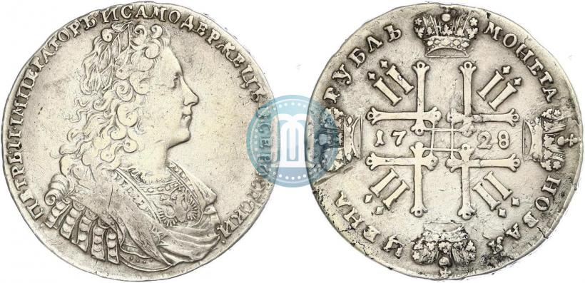 Picture 1 rouble 1728 year  "Type of 1728"