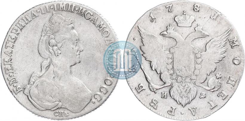 Picture 1 rouble 1781 year СПБ-ИЗ 