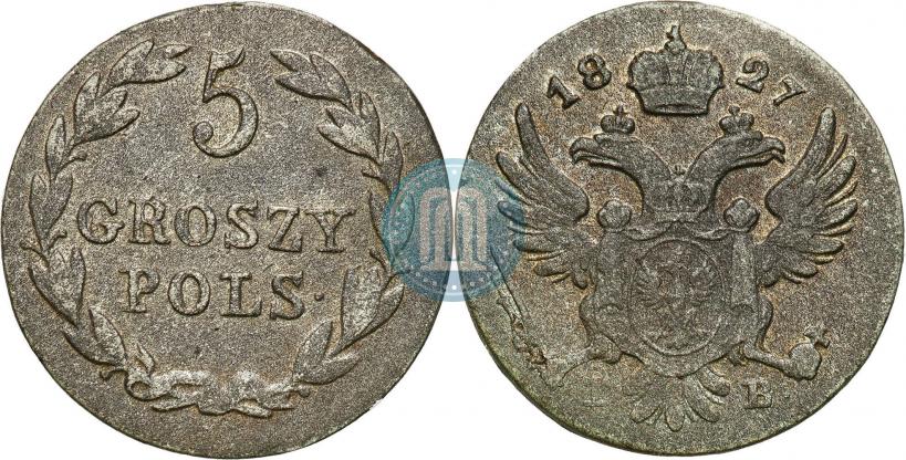 Picture 5 groszy 1827 year FH 