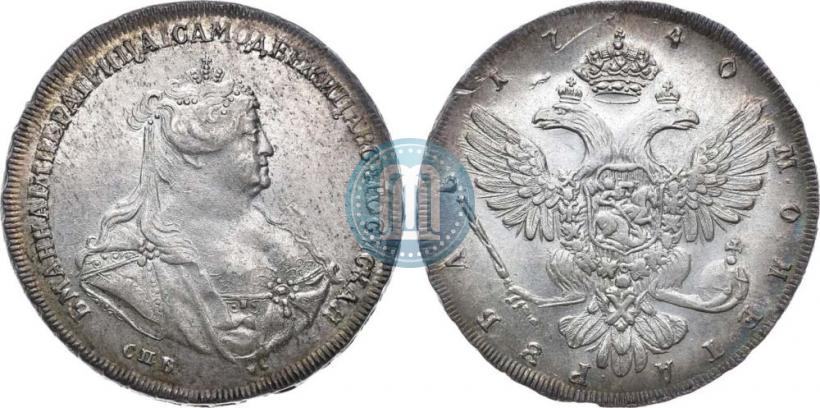 Picture 1 rouble 1740 year СПБ "Petersburg type"