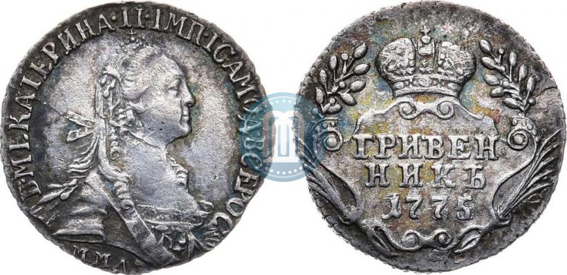 Picture Grivennik 1775 year ММД 