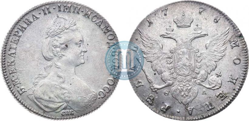 Фото 1 рубль 1778 года СПБ-ФЛ 