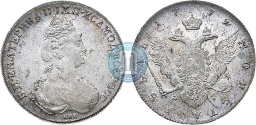 Picture 1 rouble 1779 year СПБ-ФЛ 