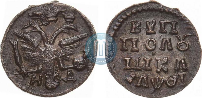 Фото Полушка 1719 года НД 