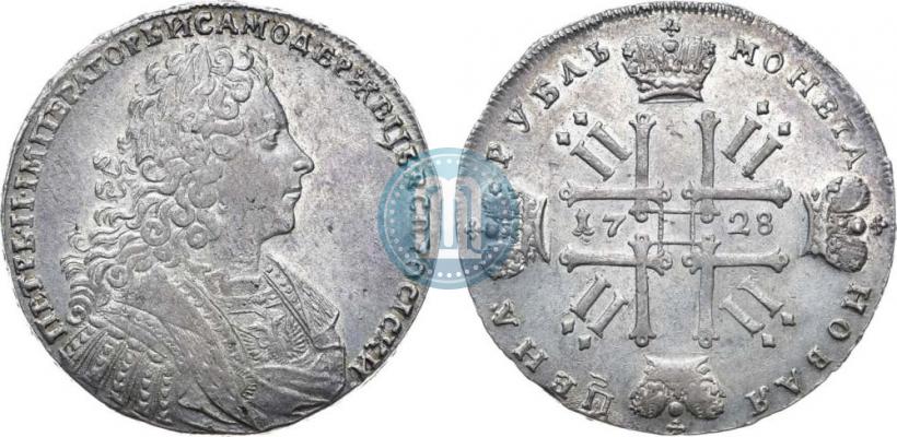 Фото 1 рубль 1728 года  "Тип 1728"