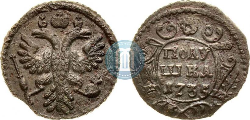 Picture Polushka 1735 year  