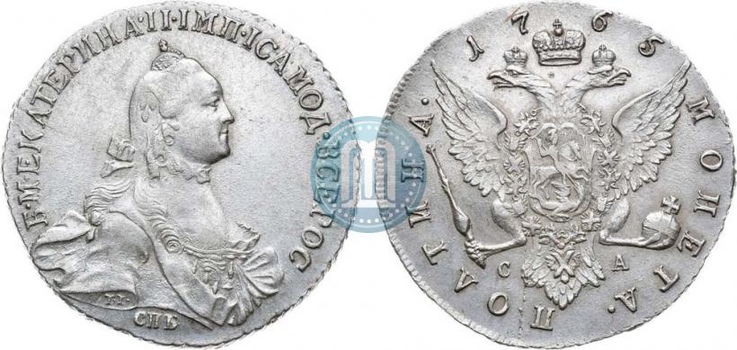 Picture Poltina 1765 year СПБ-СА 