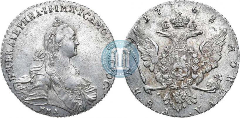 Picture 1 rouble 1768 year ММД-EI 