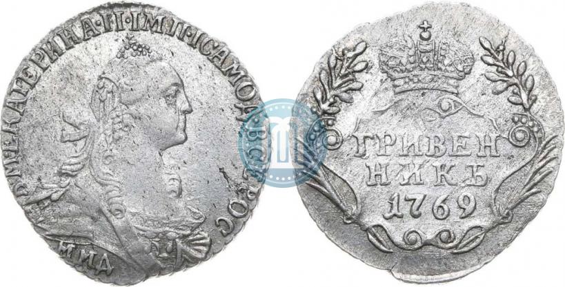 Picture Grivennik 1769 year ММД 