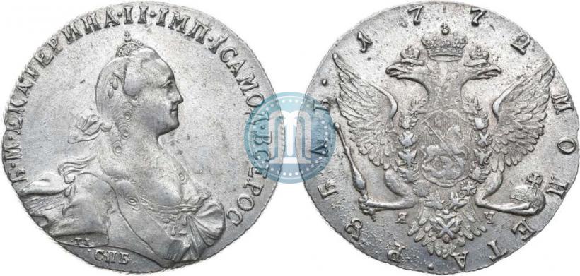 Picture 1 rouble 1772 year СПБ-ЯЧ-Т.I. 