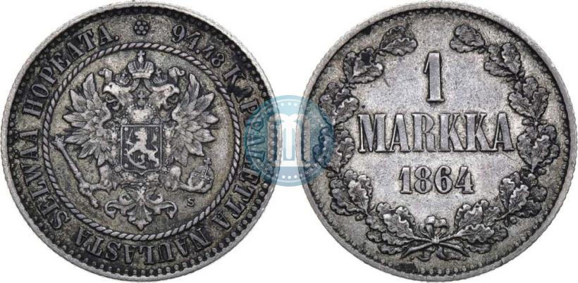 Фото 1 марка 1864 года S 