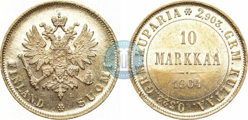 Фото 10 марок 1904 года L 