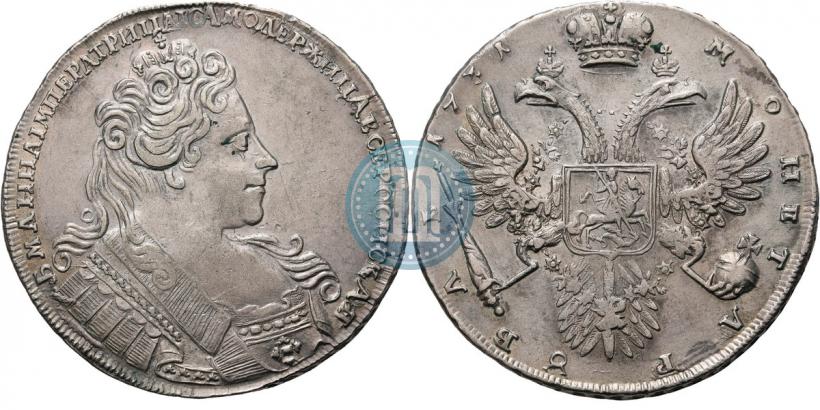 Picture 1 rouble 1731 year  