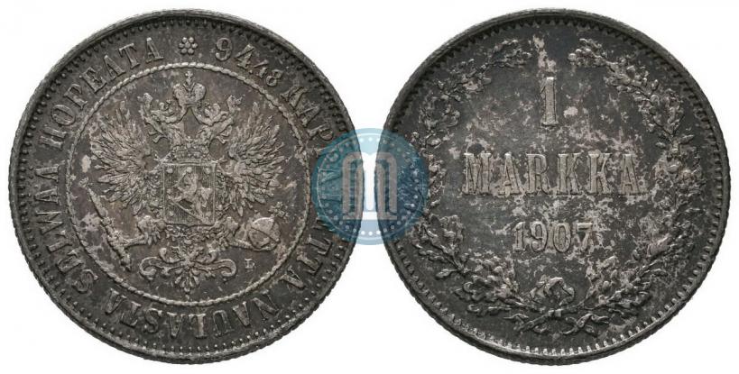 Picture 1 markka 1907 year L 