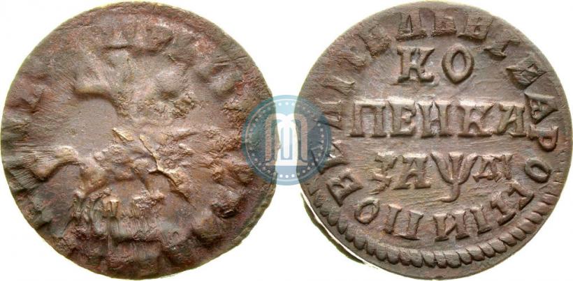 Фото 1 копейка 1714 года НД 