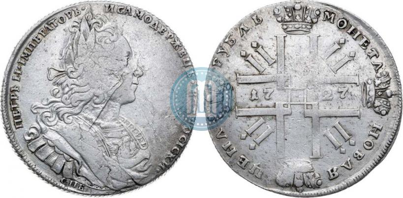 Picture 1 rouble 1727 year СПБ "Petersburg type"