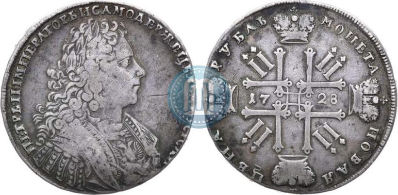 Picture 1 rouble 1728 year  "Type of 1728"