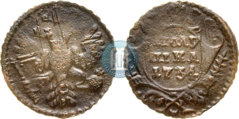 Picture Polushka 1734 year  