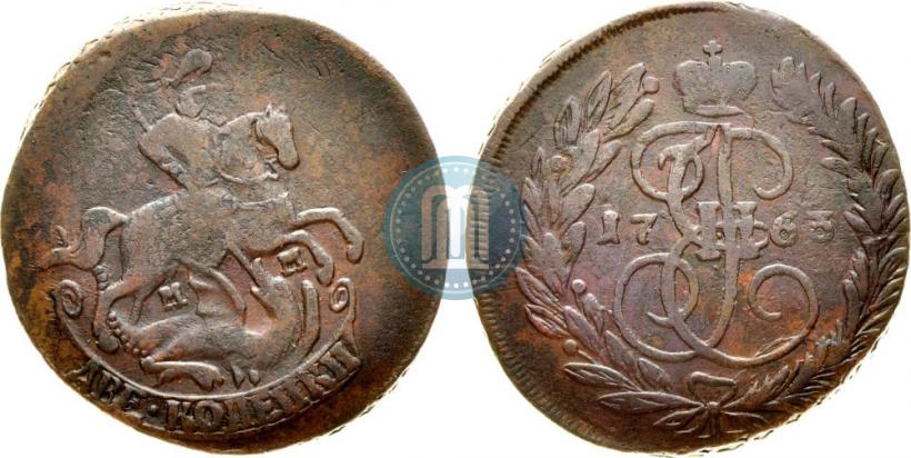 Picture 2 kopecks 1763 year ММ 
