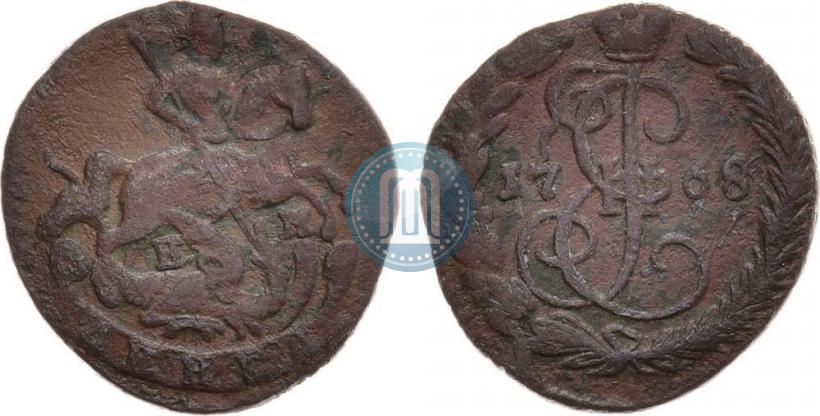 Фото Денга 1768 года ЕМ 