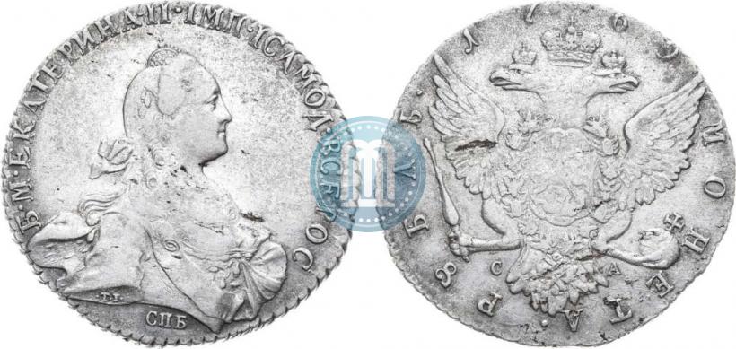 Picture 1 rouble 1770 year СПБ-ЯЧ 