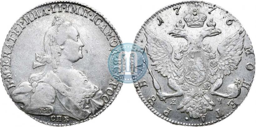 Picture 1 rouble 1776 year СПБ-ЯЧ 