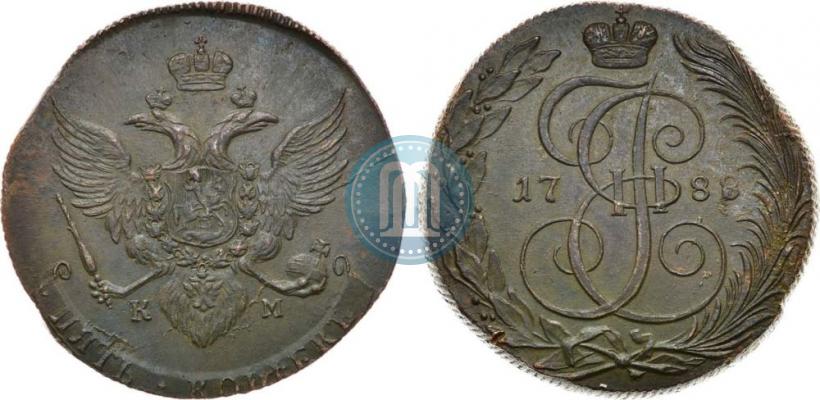 Фото 5 копеек 1788 года КМ 