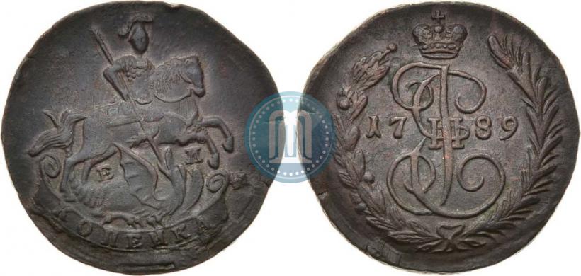 Фото 1 копейка 1789 года ЕМ 