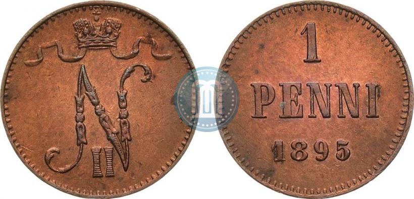 Picture 1 penni 1895 year  