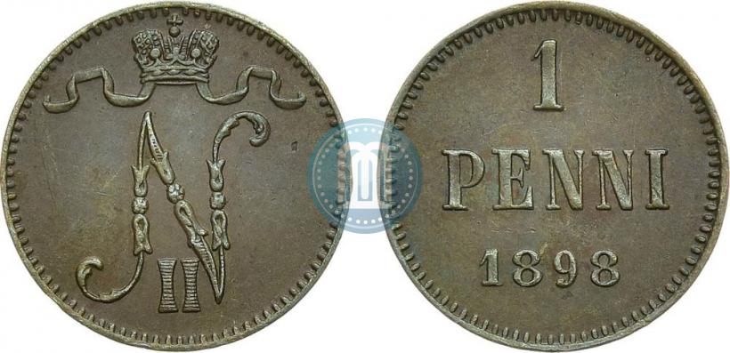 Picture 1 penni 1898 year  