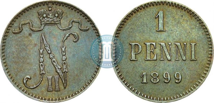 Фото 1 пенни 1899 года  