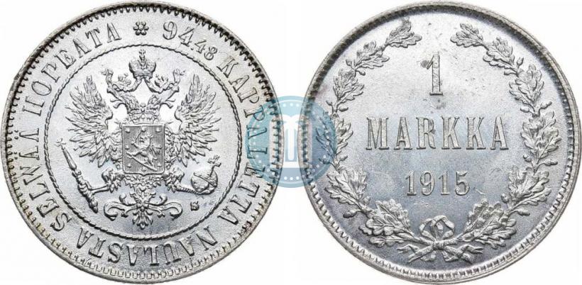 Picture 1 markka 1915 year S 