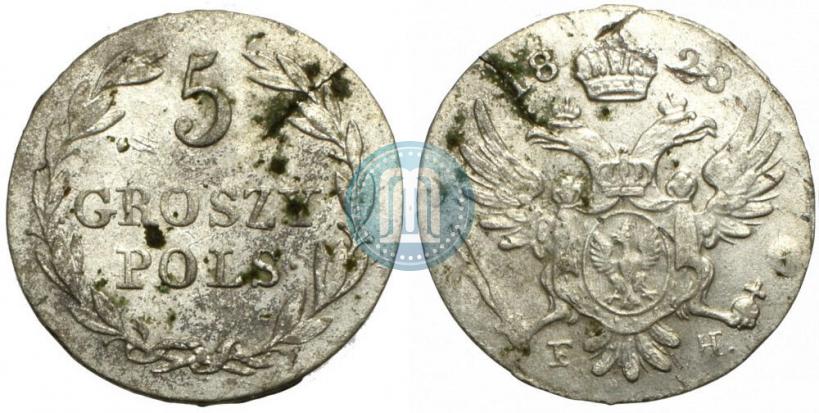 Picture 5 groszy 1827 year FH 