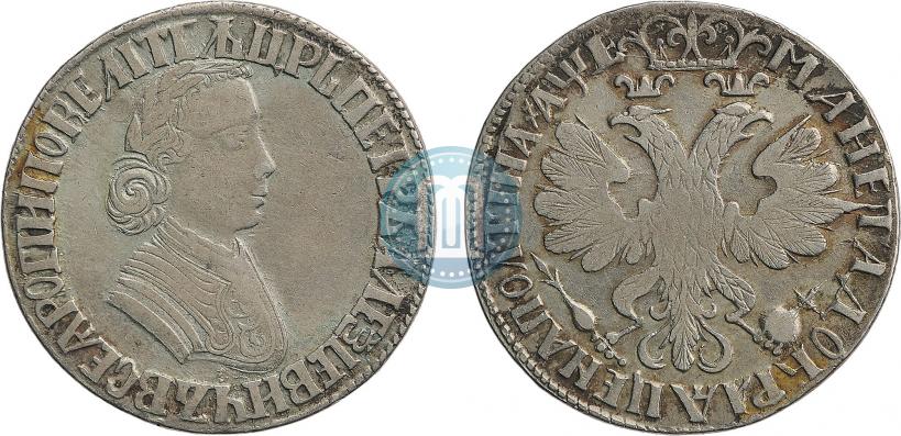Picture Poltina 1705 year  "Portrait by F. Alekseev"