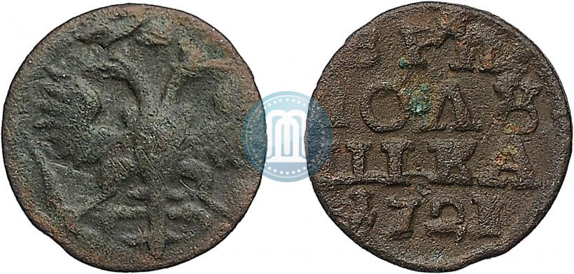 Фото Полушка 1721 года  