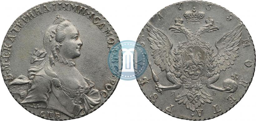 Picture 1 rouble 1765 year СПБ-ЯI 