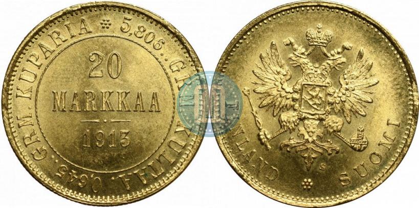 Picture 20 markkaa 1913 year S 
