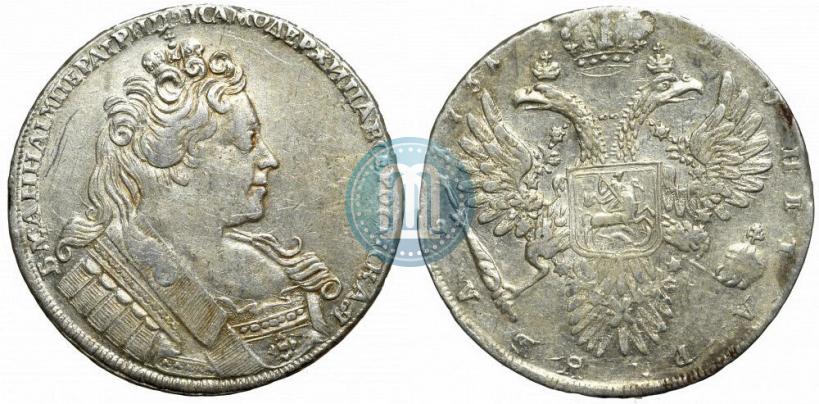 Фото 1 рубль 1731 года  