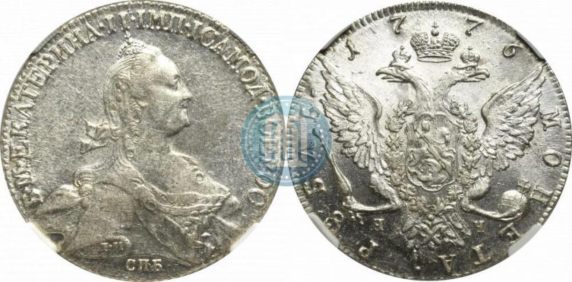 Picture 1 rouble 1776 year СПБ-ЯЧ 