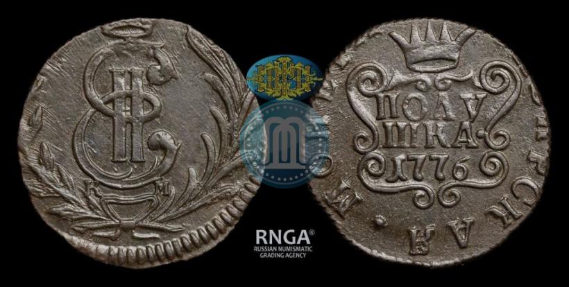 Фото Полушка 1776 года КМ 